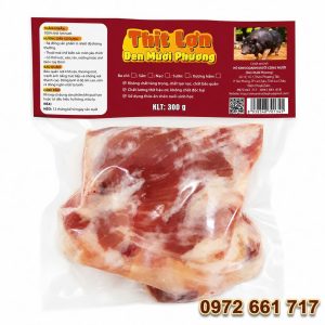 Thịt lợn đen Mười Phương