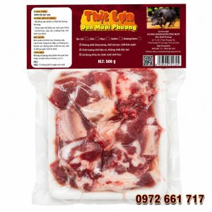 Thịt lợn đen Mười Phương